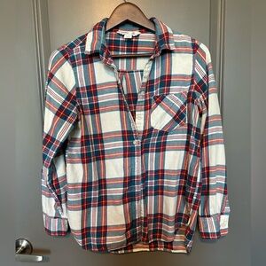 Plaid Kids Shirt - Blue, Red, White